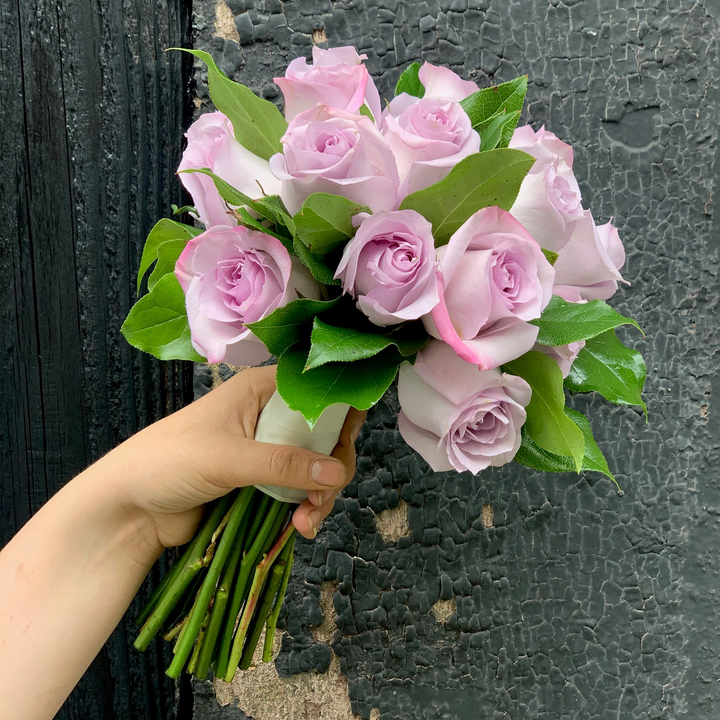 Romantic Rose City Hall Bridal Bouquet